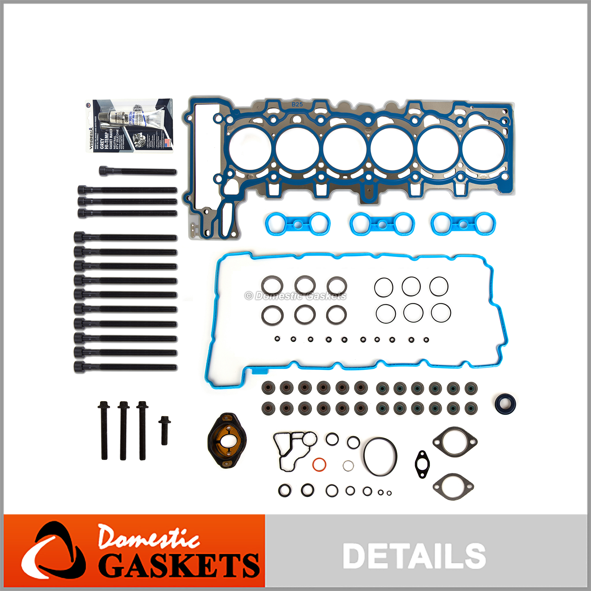 Engine Intake Manifold Gasket Set WD EXPRESS fits 07-13 BMW 328i 3.0L-L6