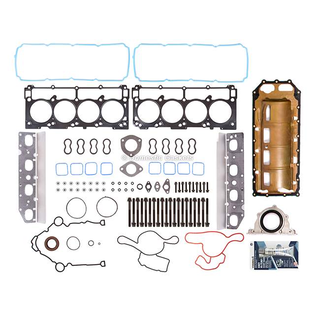 Fits 09-15 Chrysler Dodge Jeep 5.7 HEMI V8 OHV MLS Full Gasket Set Bolts VIN T 2