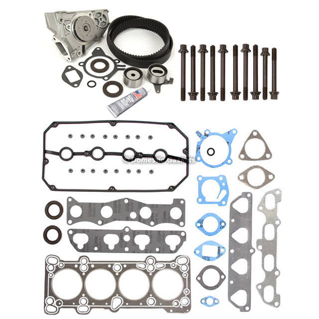 Head Gasket Set Timing Belt Kit Water Pump Fit Kia Rio Dohc V