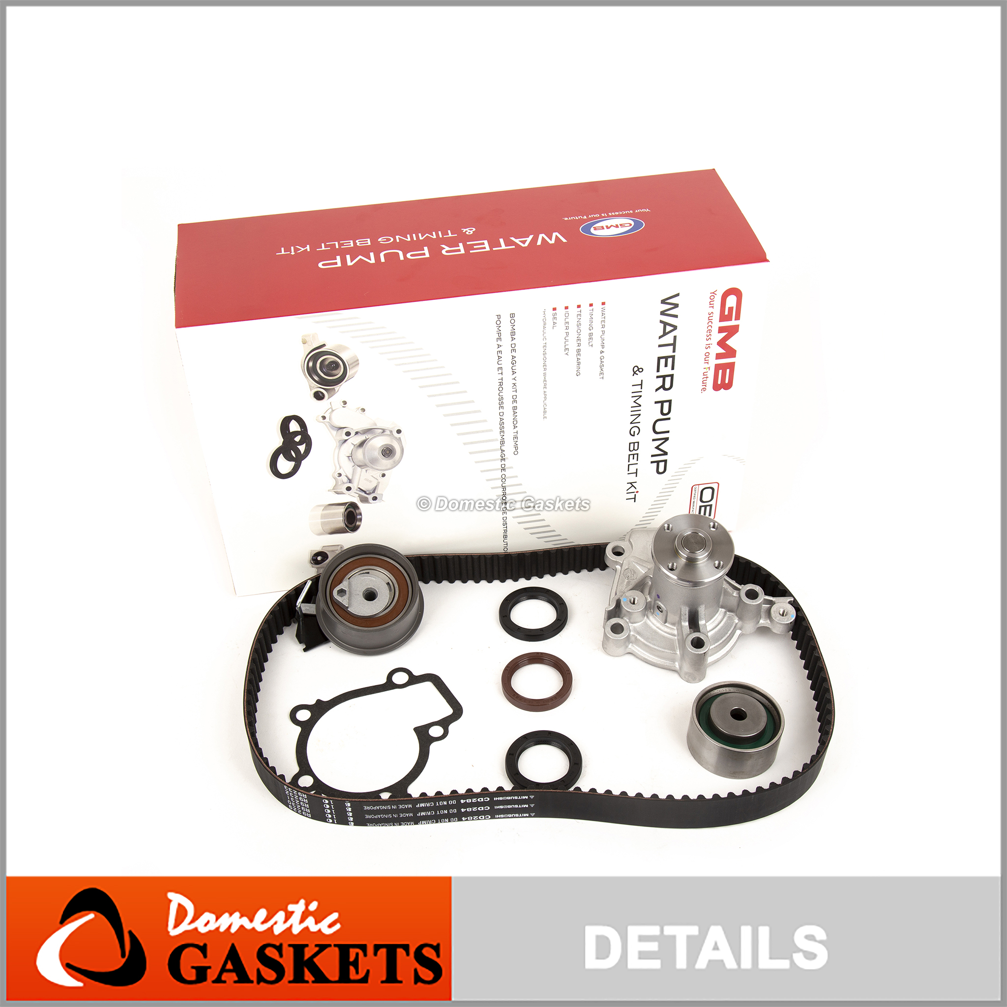 GMB Timing Belt Kit Water Pump For 07-12 Kia Hyundai Tiburon Tucson 2 ...