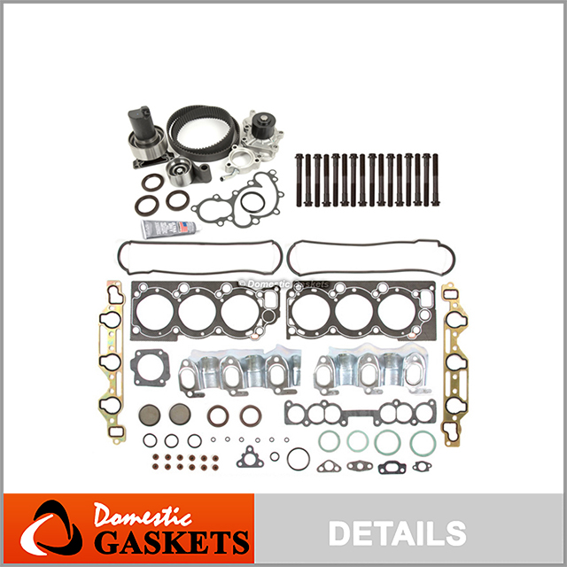 Head Gasket Set Timing Belt Kit Water Pump Fit 93-95 Toyota T100 ...