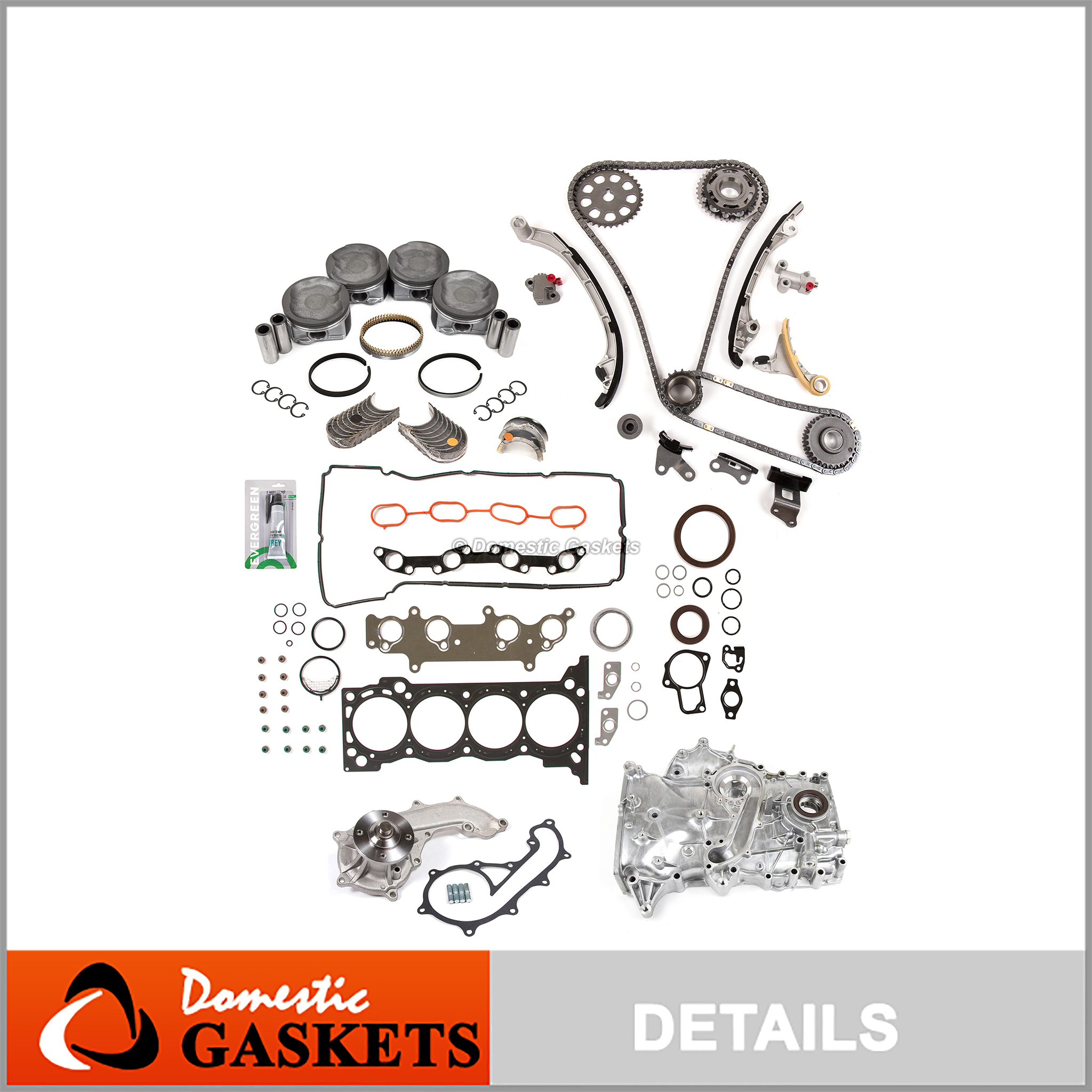 Engine Rebuild Kit Fits 05-16 Toyota Tacoma 2.7L DOHC 16V 2TRFE