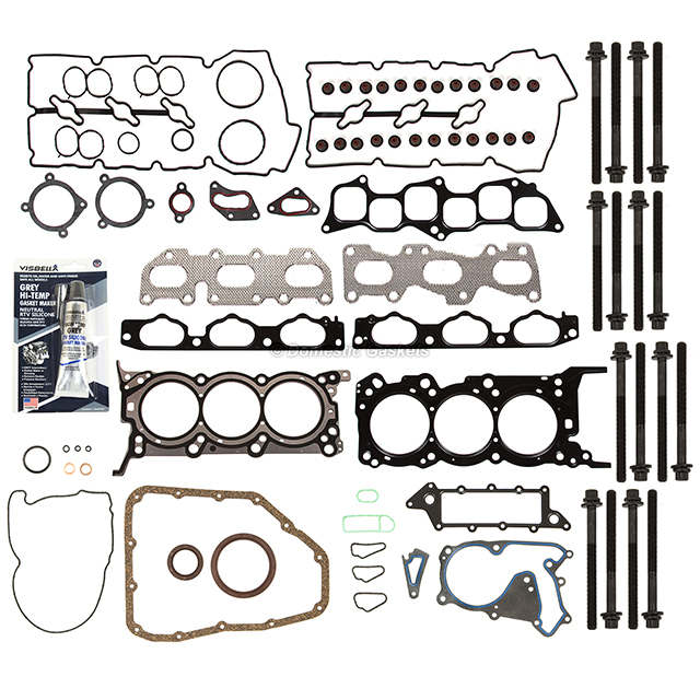 Full Gasket Set Head Bolts Fits 04/21/07-09 Hyundai Kia Sedona Sorento ...