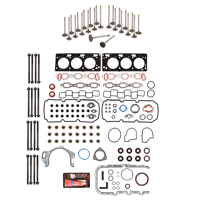 HS26208PT, HS26208PT-1, HS9505PT, CS9505, ES72895, 4663836, 4892094AB, IV143, EV143 Full Gasket Set Intake Exhaust Valves Fit 99-04 Dodge Intrepid Chrysler 300M 3.5