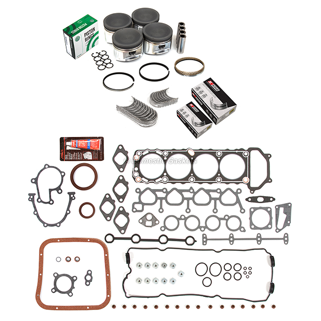 11-609, HS9942PT, HS9942PT-1, CS9942 Full Gasket Set Bearings Pistons Fit 93-97 Nissan Altima KA24DE DOHC