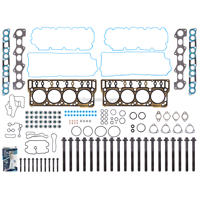 HS26565PT, ES72581, ES72242 Head Gasket Set Bolts Fits 08-10 Ford F250 F350 6.4 OHV Powerstroke Diesel Turbo