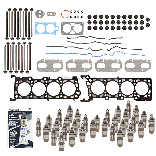 HS9790PT-3, HS5931B, ES72798 Head Gasket Set Bolts Lifters Fit 95-07 Lincoln Mercury Ford Mustang 4.6 32V