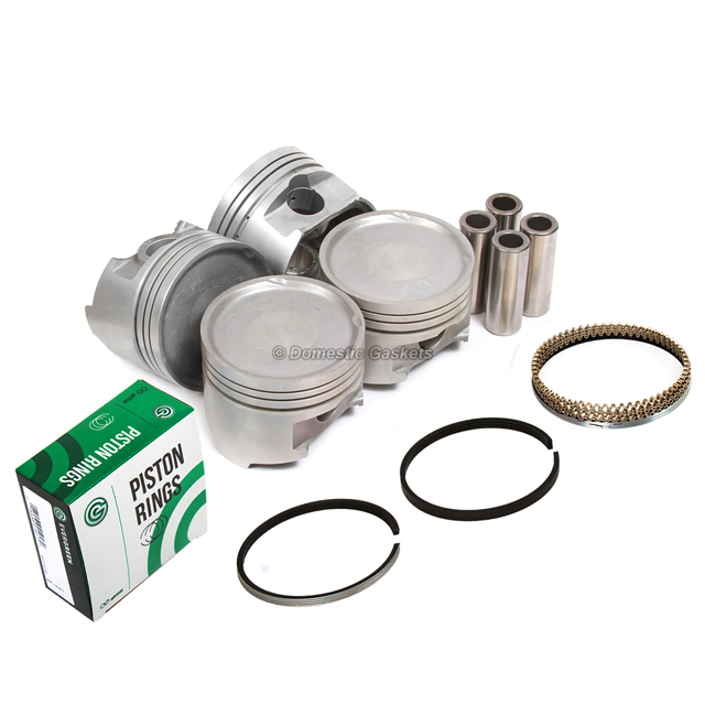 10-709 Pistons and Rings fit Dodge Mitsubishi Eagle 2.4L SOHC 4G64