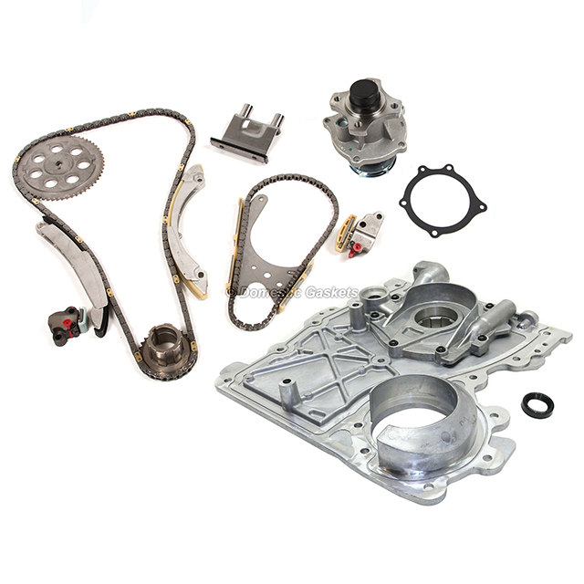 Timing Chain Kit Timing Cover Water Pump Fit 02-07 Chevrolet GMC Isuzu ...