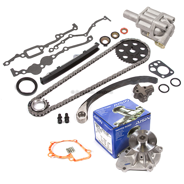 Timing Chain Kit Water Oil Pump For 89 97 24l Nissan 240sx D21 Pickup Ka24e Ebay 5919