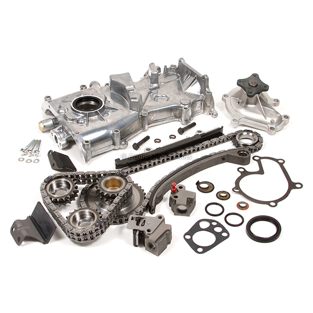 Fit 93-97 Nissan Altima 2.4L DOHC Timing Chain Water Pump Oil Pump Kit ...